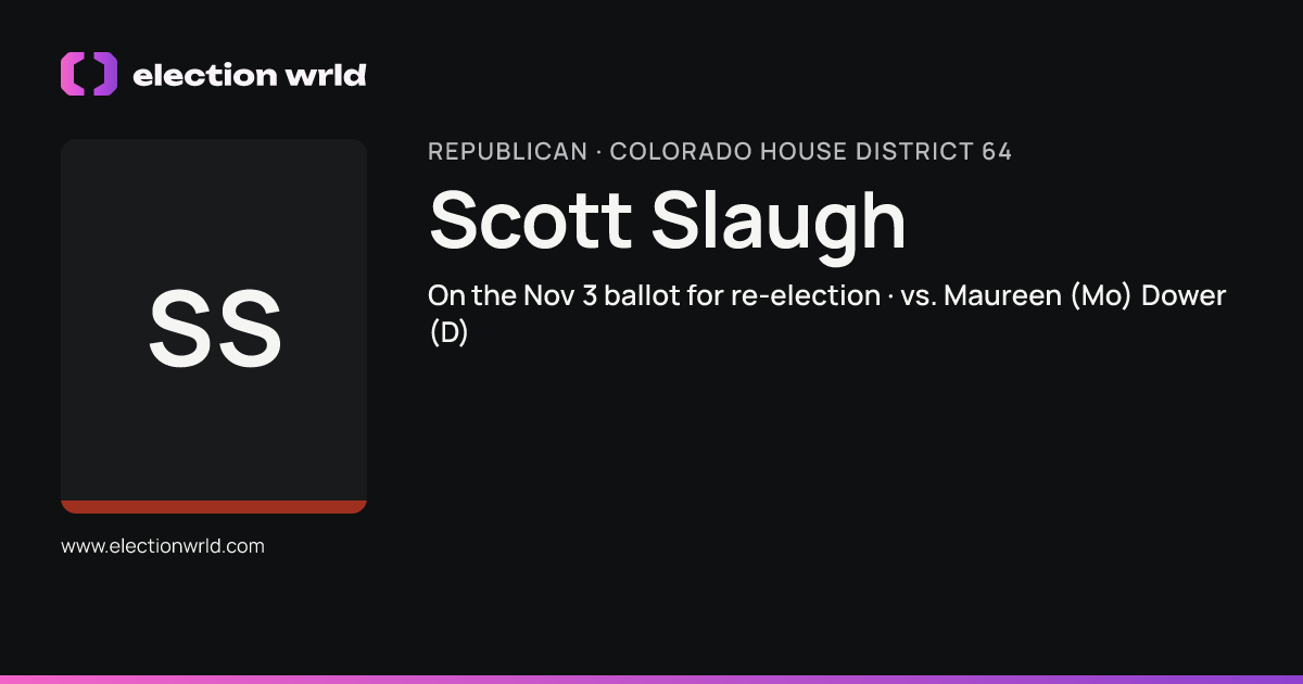 Profile card for Scott Slaugh