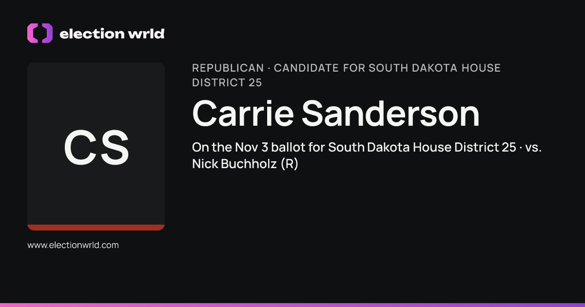 Profile card for Carrie Sanderson