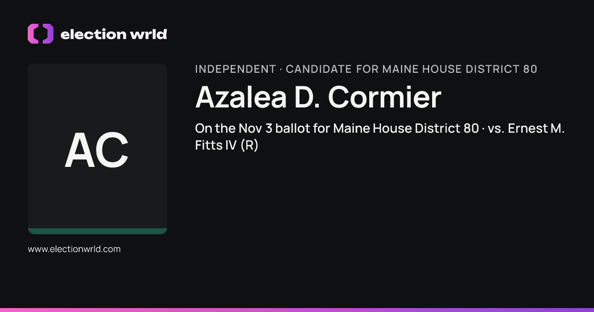 Profile card for Azalea D. Cormier