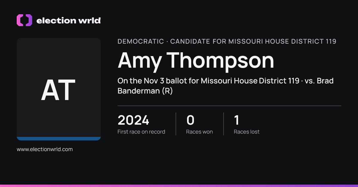 Profile card for Amy Thompson