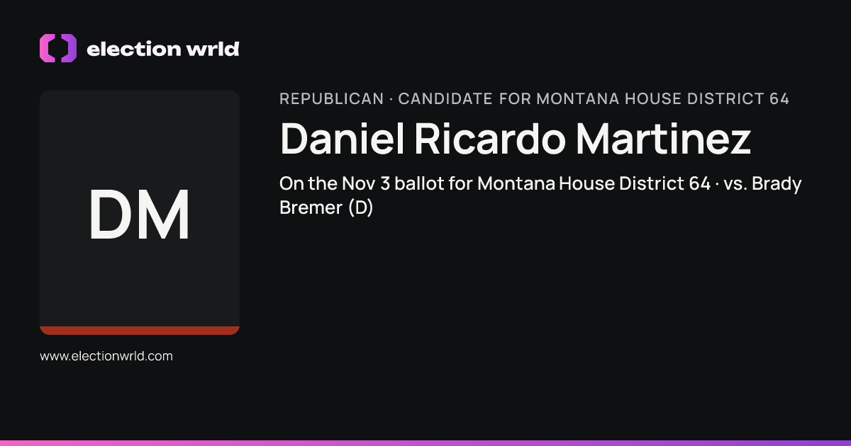 Profile card for Daniel Ricardo Martinez