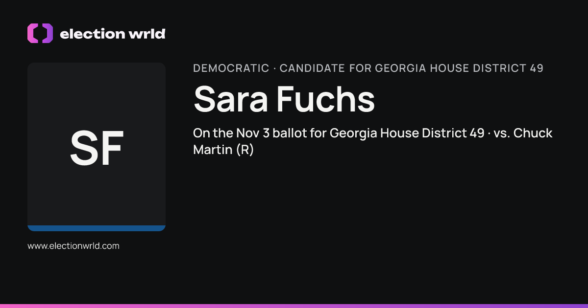 Profile card for Sara Fuchs