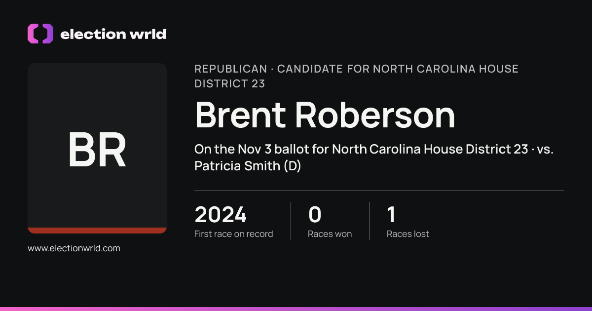 Profile card for Brent Roberson