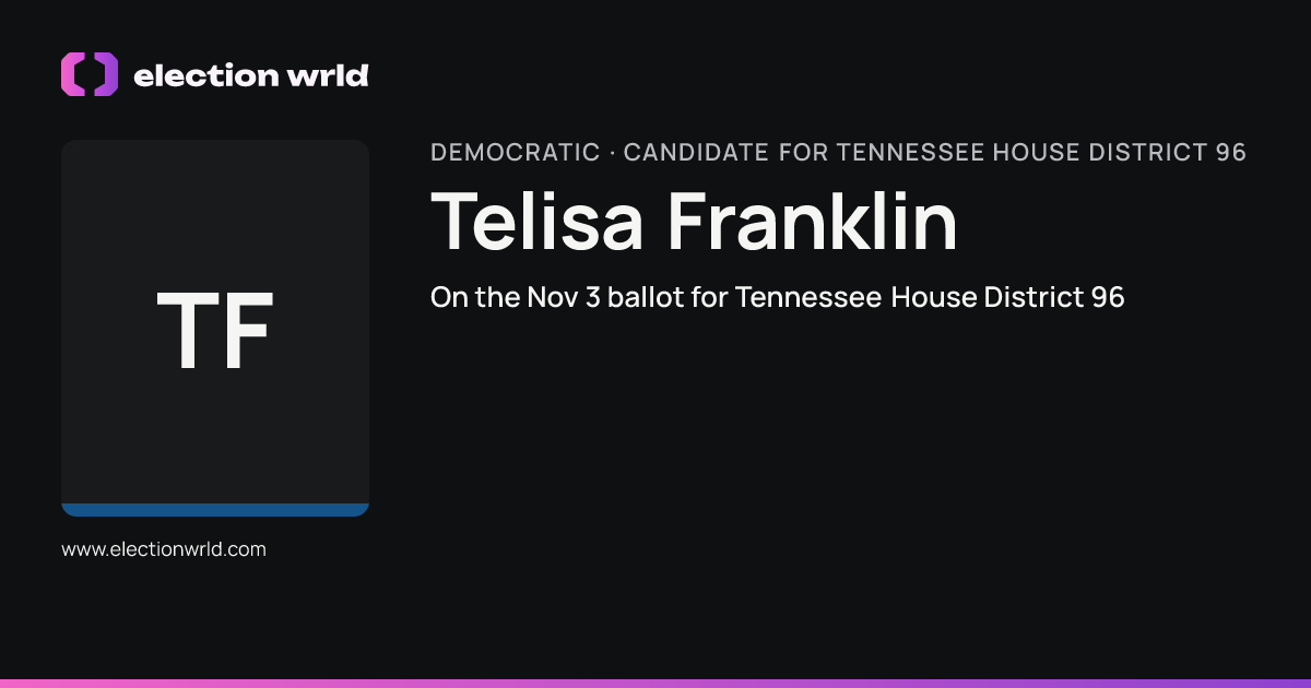 Profile card for Telisa Franklin