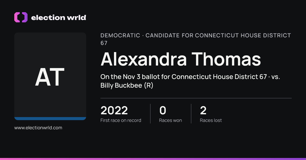 Profile card for Alexandra Thomas
