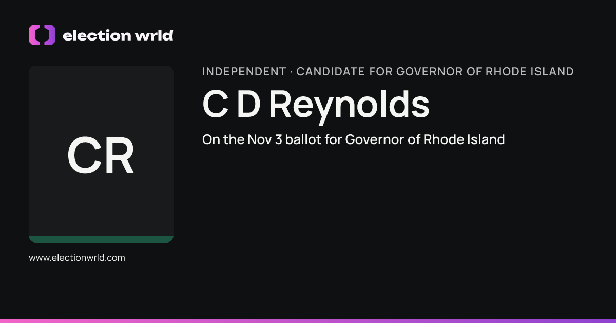 Profile card for C D Reynolds