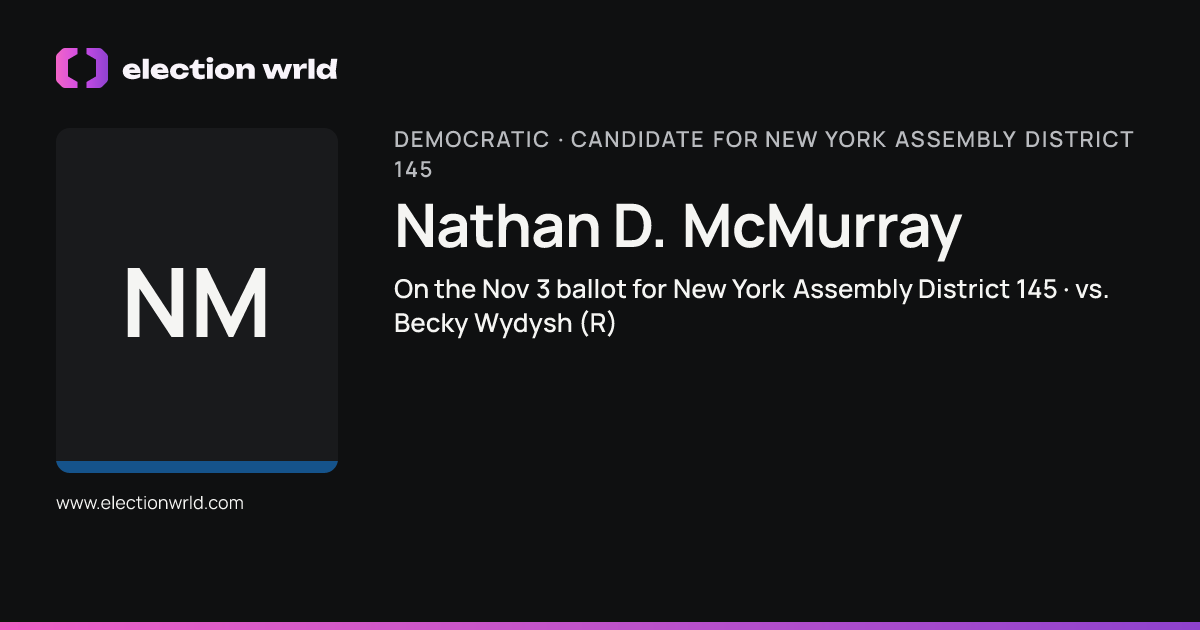 Profile card for Nathan D. McMurray