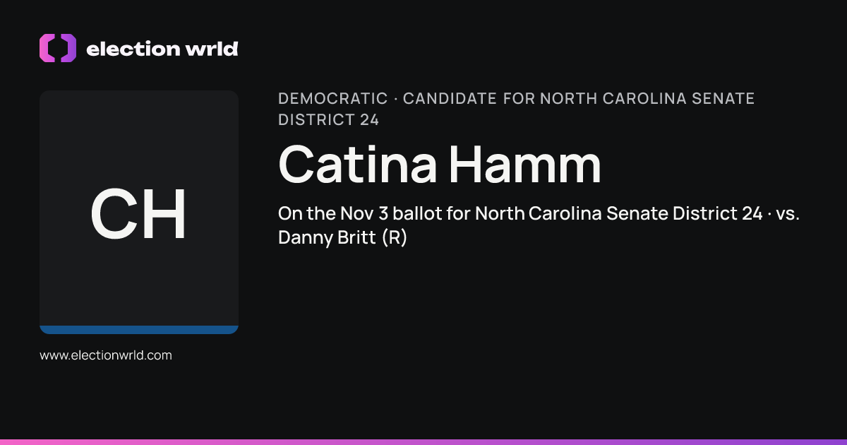 Profile card for Catina Hamm