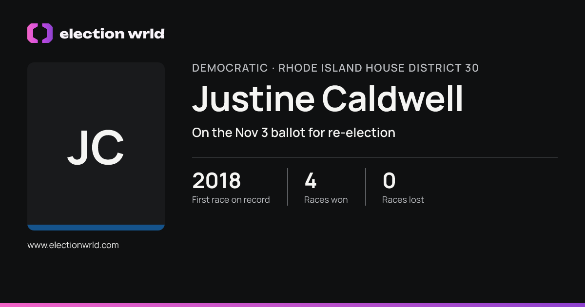 Profile card for Justine Caldwell