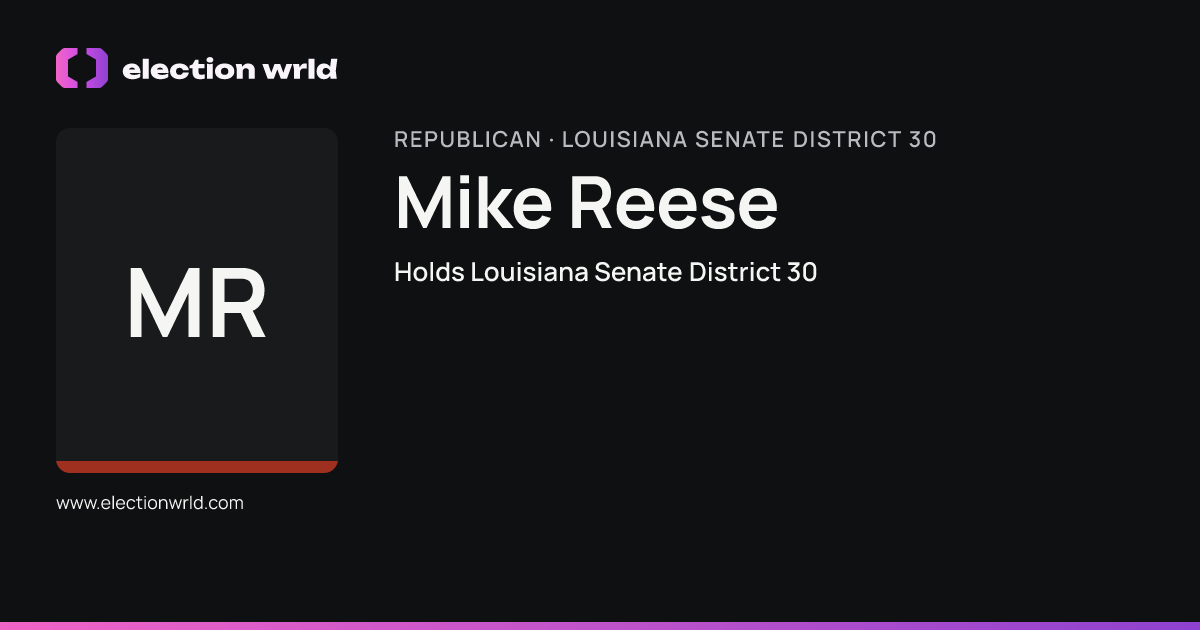 Profile card for Mike Reese