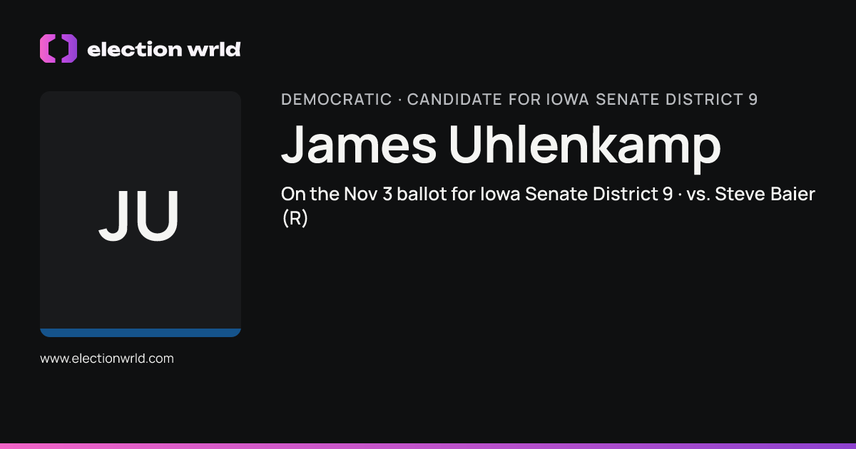 Profile card for James Uhlenkamp