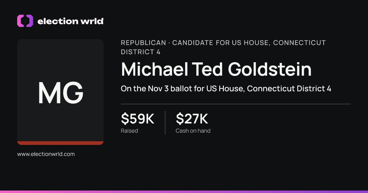 Profile card for Michael Ted Goldstein