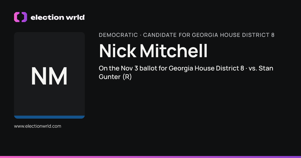 Profile card for Nick Mitchell