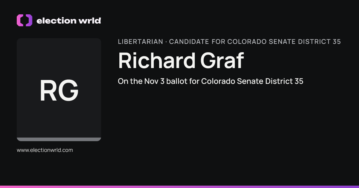 Profile card for Richard Graf
