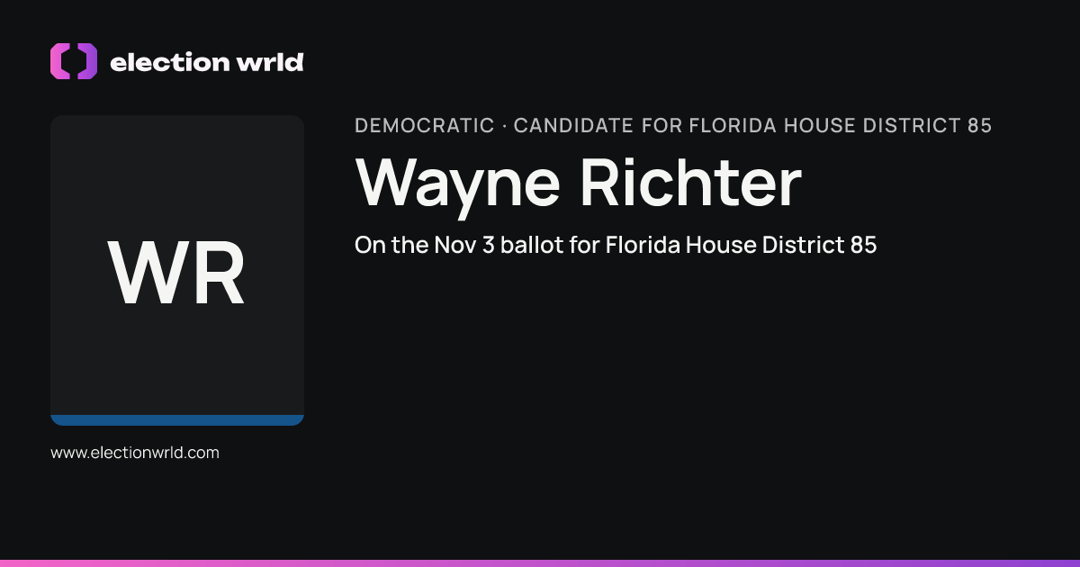 Profile card for Wayne Richter