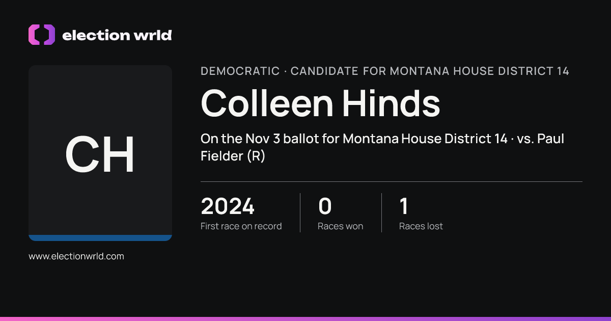 Profile card for Colleen Hinds