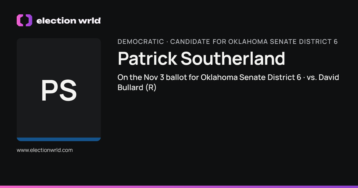 Profile card for Patrick Southerland