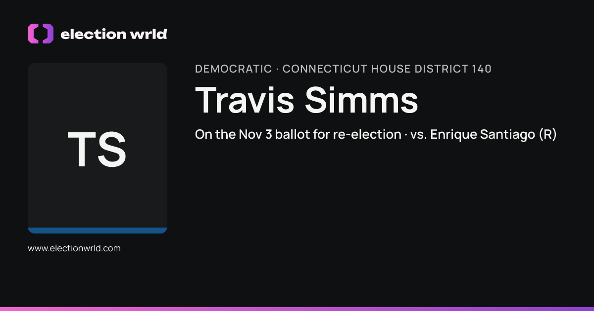 Profile card for Travis Simms