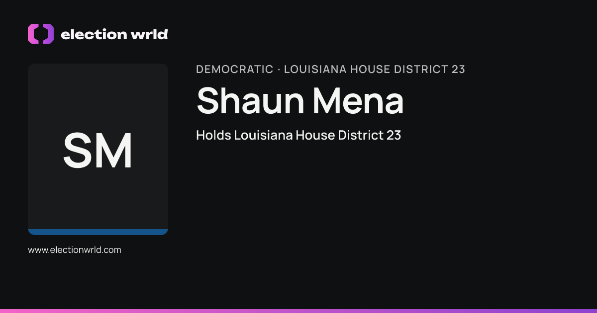 Profile card for Shaun Mena