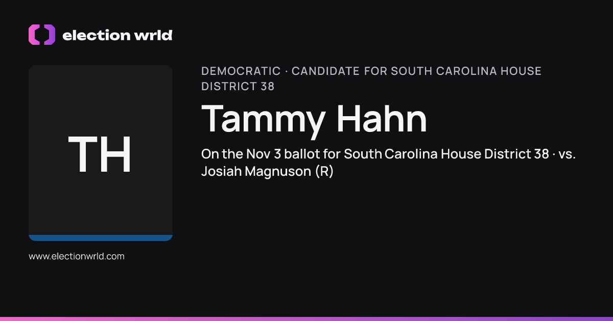 Profile card for Tammy Hahn