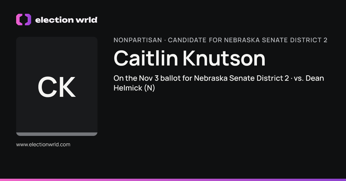 Profile card for Caitlin Knutson