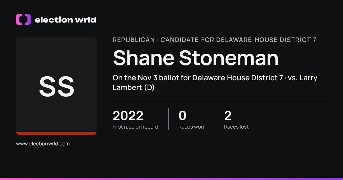 Profile card for Shane Stoneman