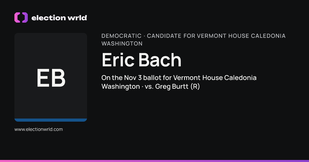 Profile card for Eric Bach