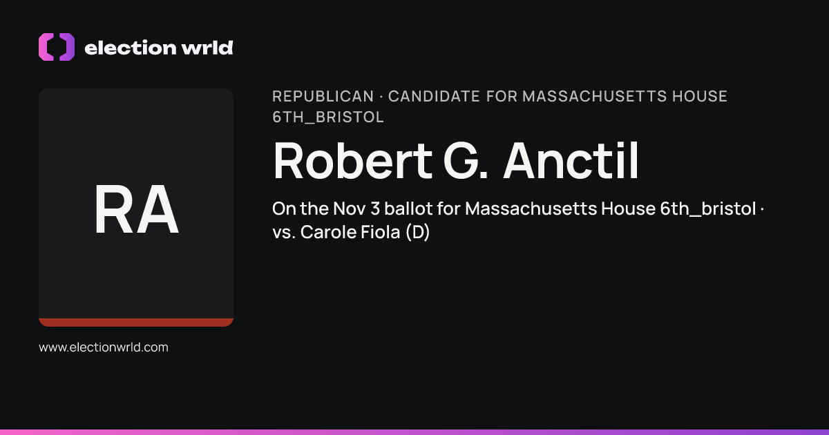 Profile card for Robert G. Anctil