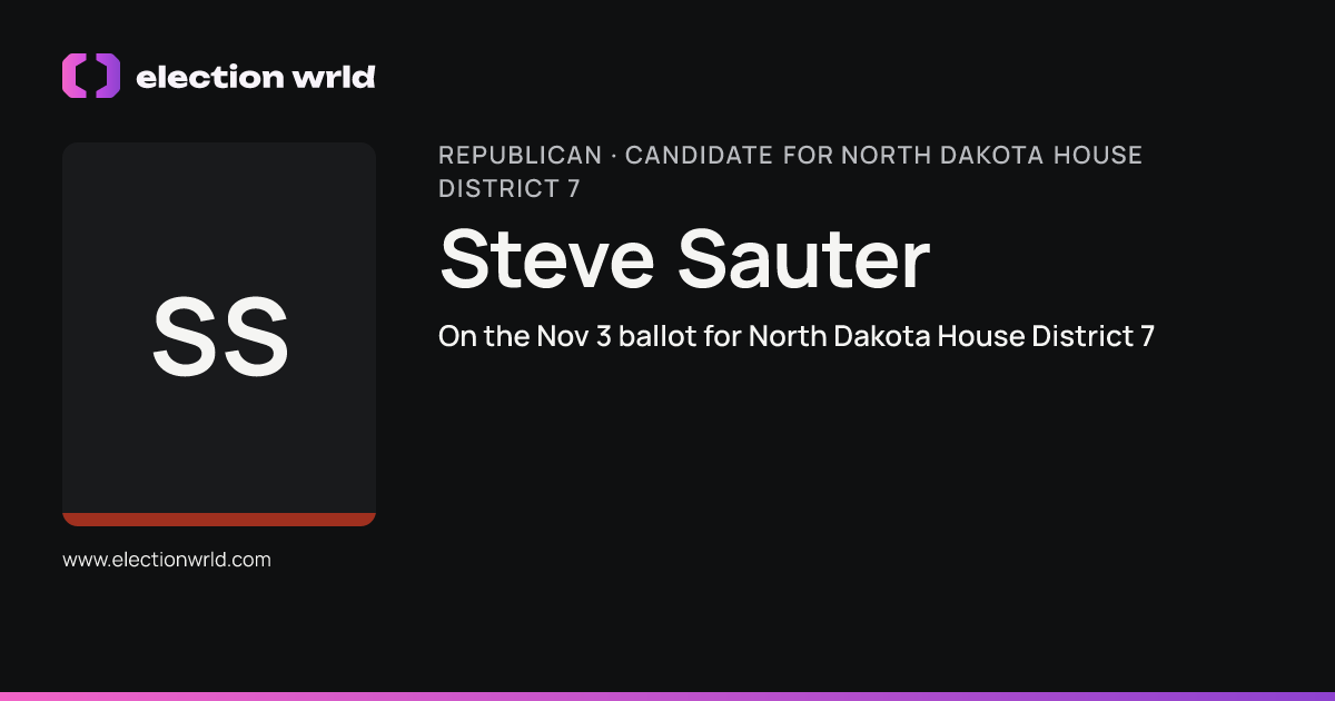 Profile card for Steve Sauter