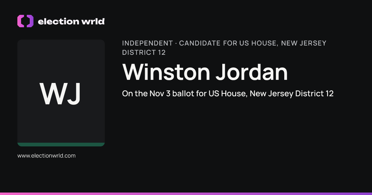Profile card for Winston Jordan