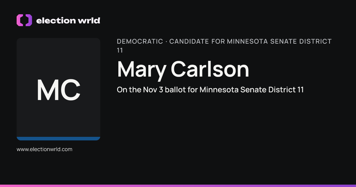 Profile card for Mary Carlson