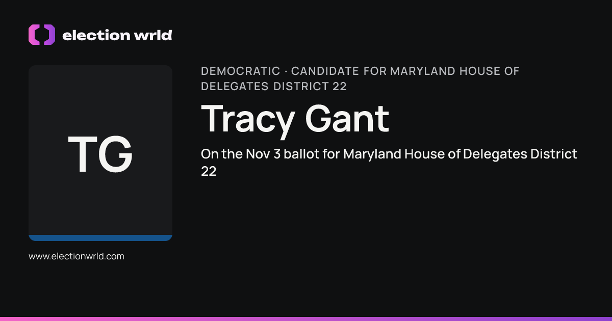 Profile card for Tracy Gant