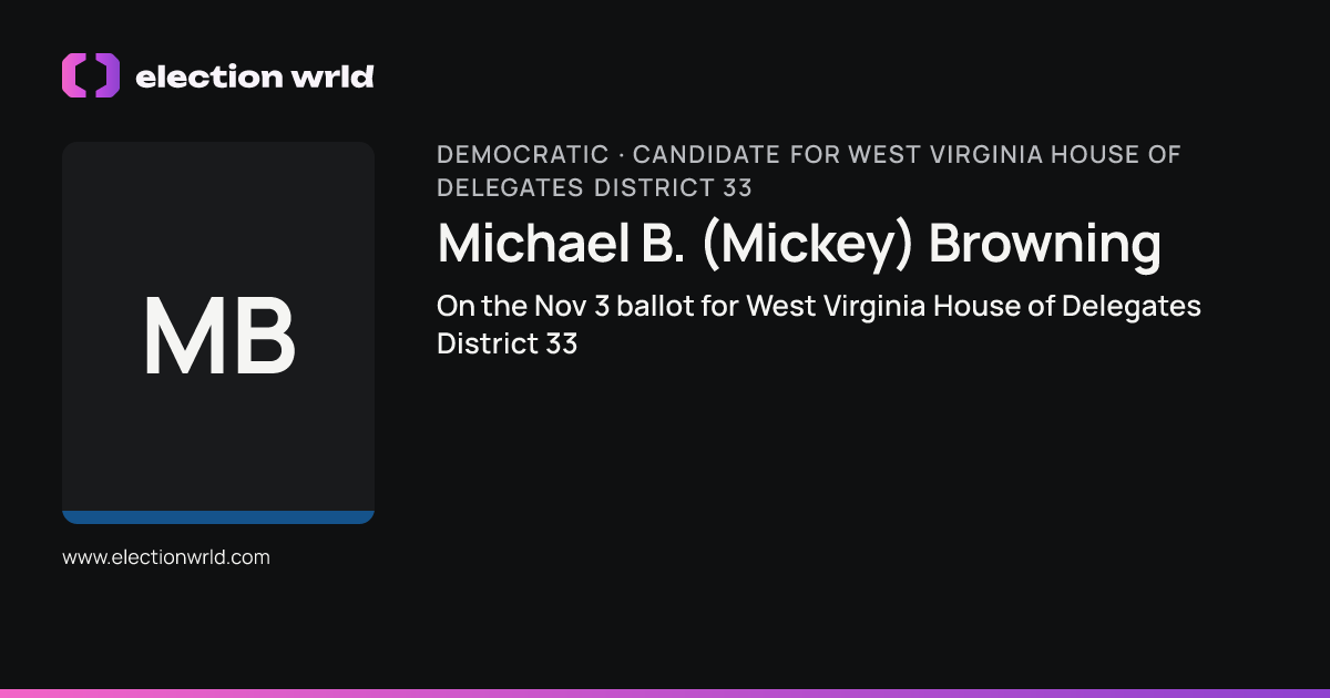 Profile card for Michael B. (Mickey) Browning