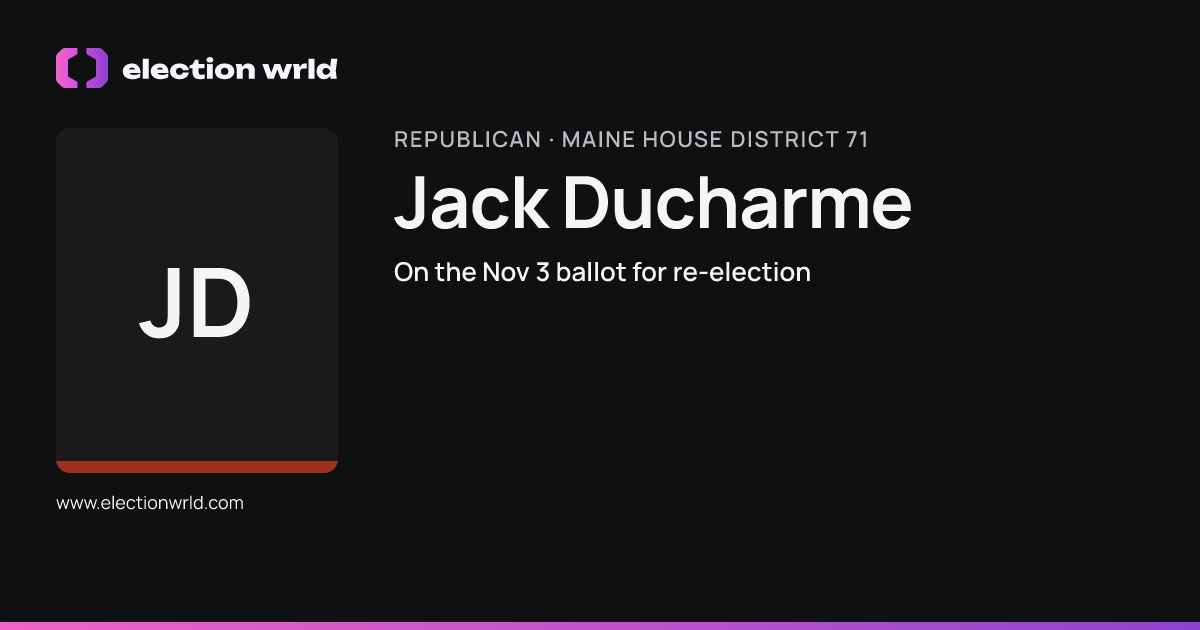Profile card for Jack Ducharme