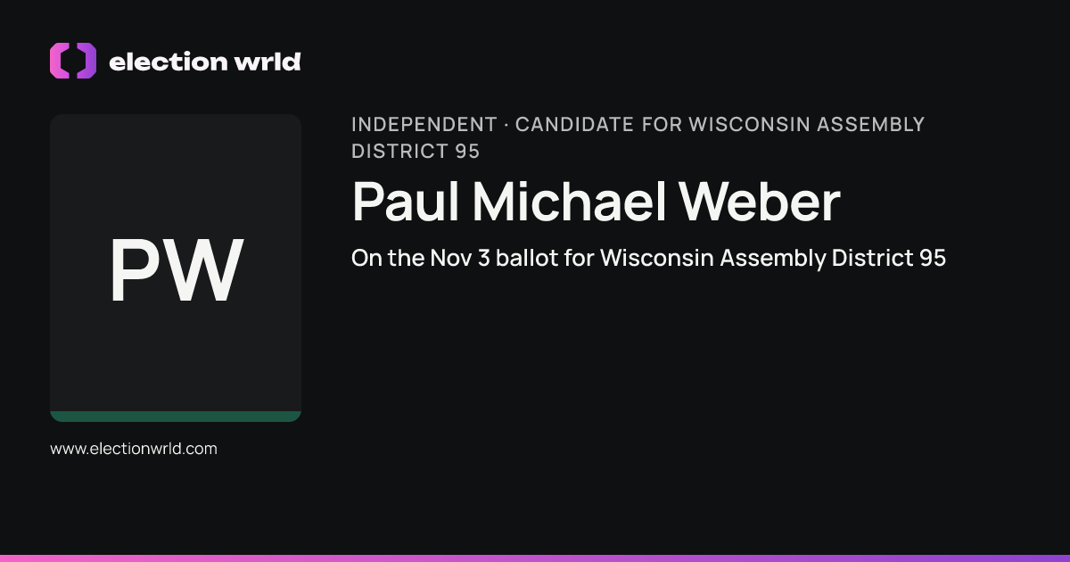 Profile card for Paul Michael Weber