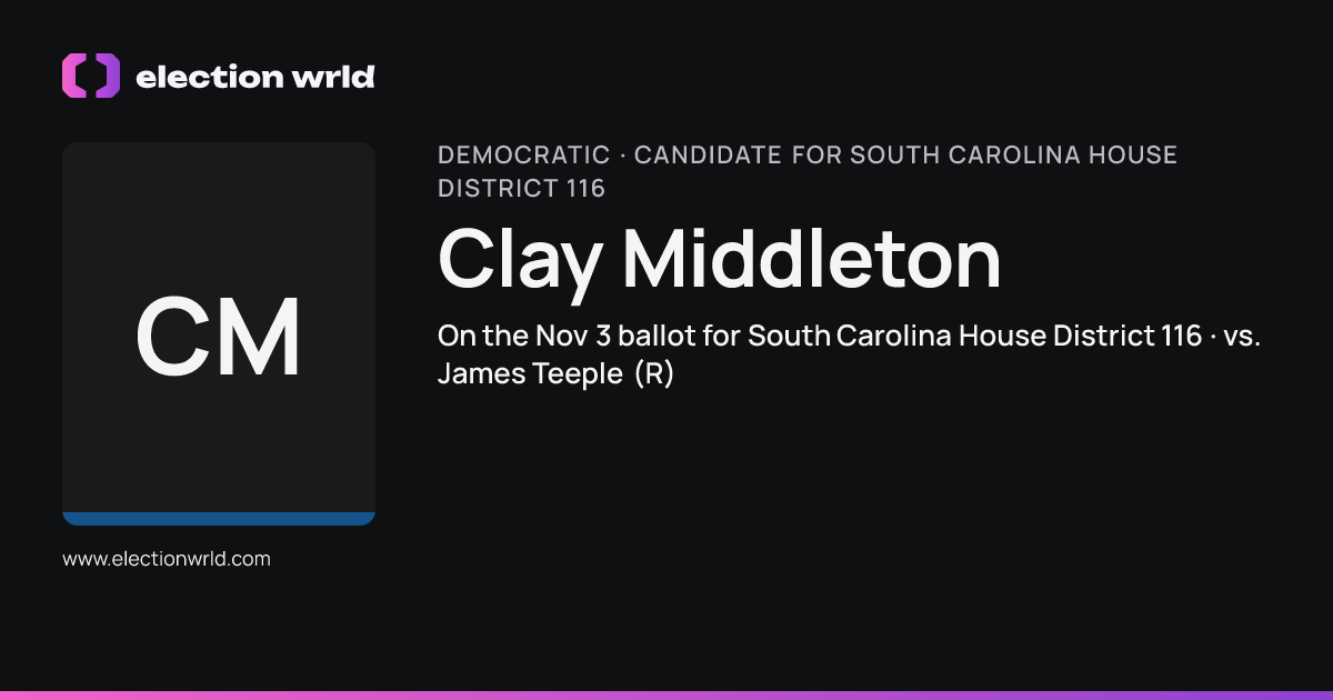 Profile card for Clay Middleton