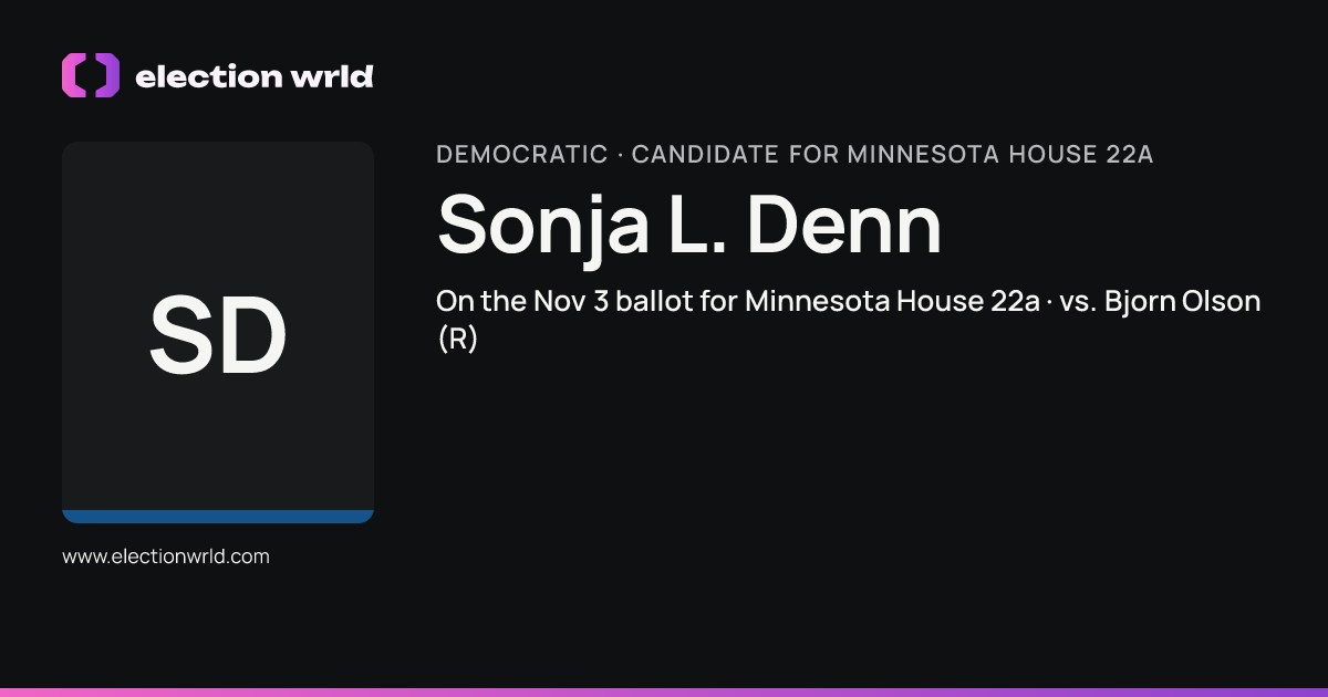 Profile card for Sonja L. Denn