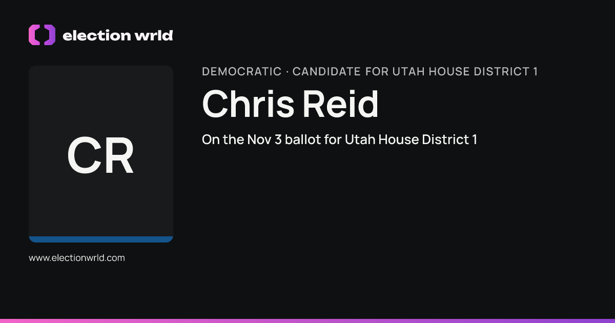 Profile card for Chris Reid