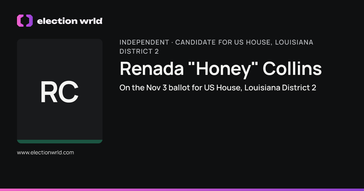 Profile card for Renada "Honey" Collins