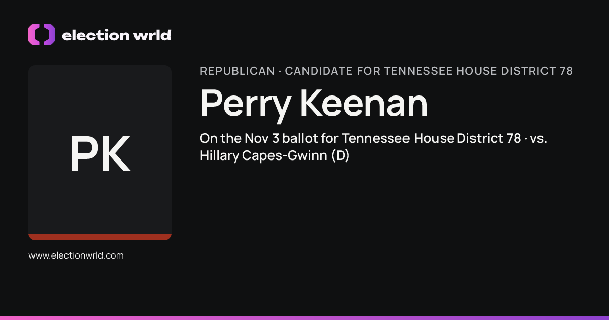Profile card for Perry Keenan