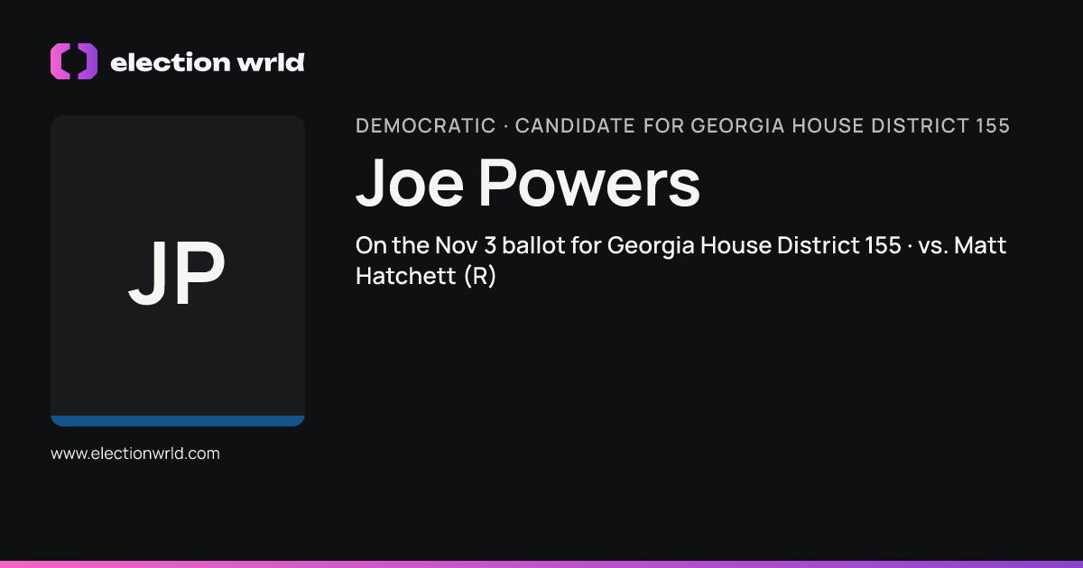 Profile card for Joe Powers