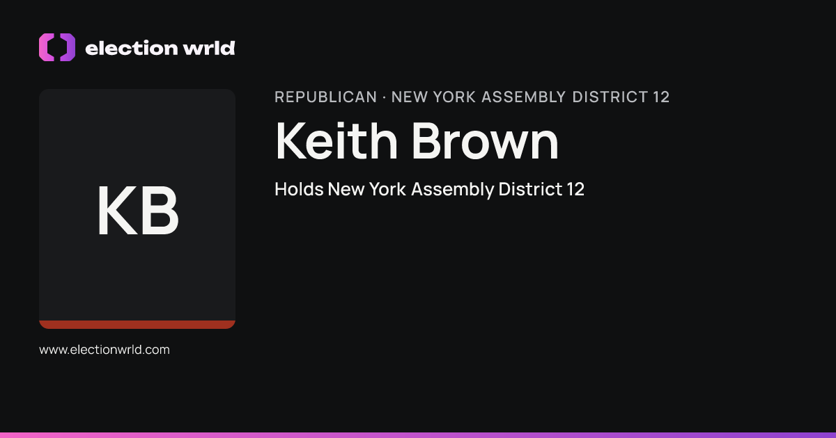 Profile card for Keith Brown