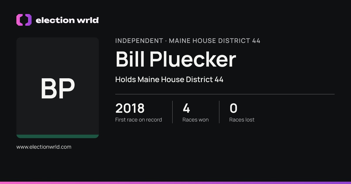 Profile card for Bill Pluecker