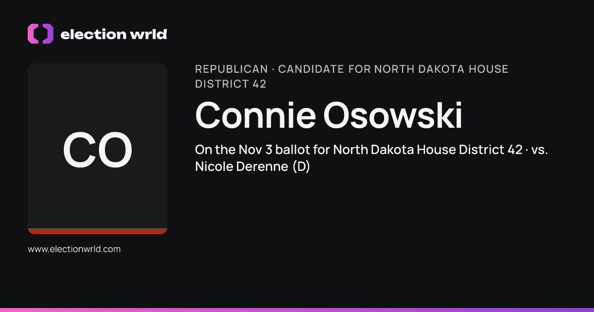 Profile card for Connie Osowski