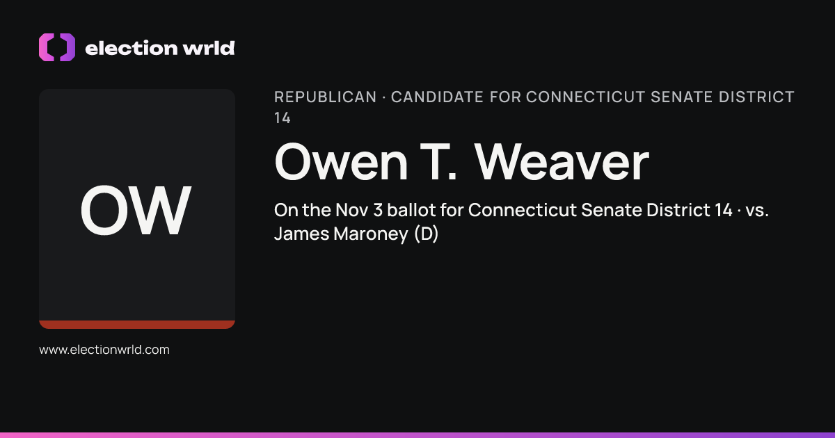 Profile card for Owen T. Weaver