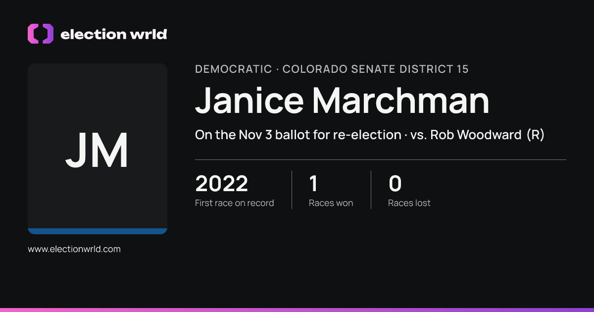 Profile card for Janice Marchman
