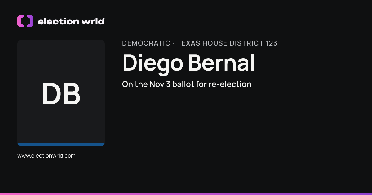 Profile card for Diego Bernal
