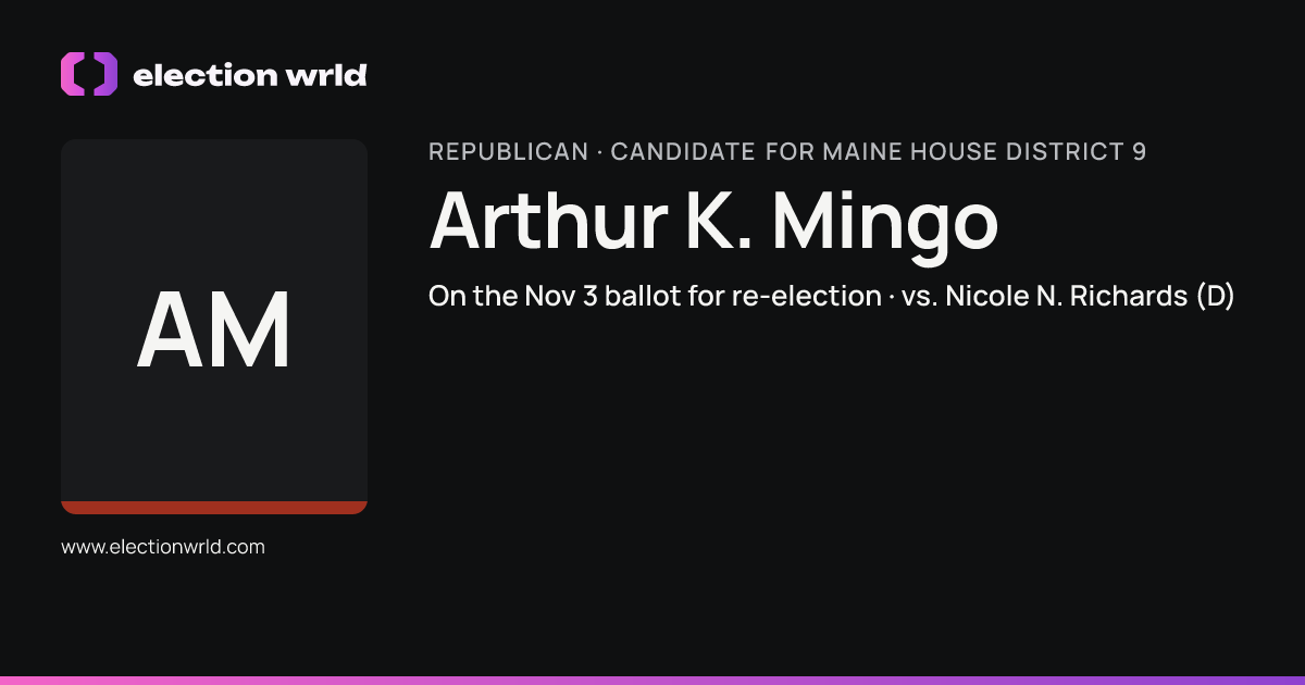 Profile card for Arthur K. Mingo