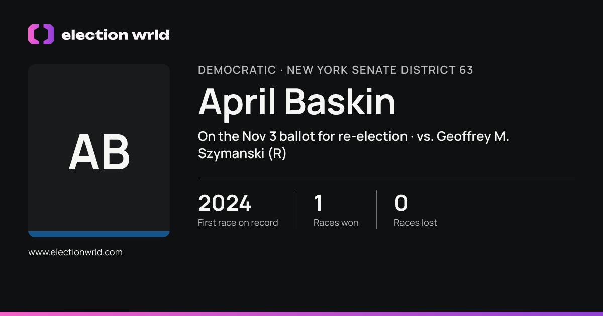 Profile card for April Baskin