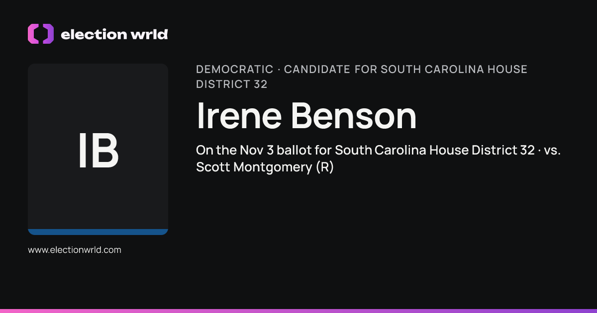 Profile card for Irene Benson